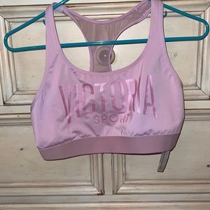 baby pink sports bra
